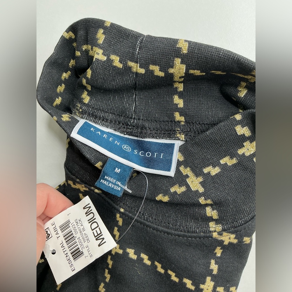 Karen Scott Pullover Table Essential Deep Black G… - image 8